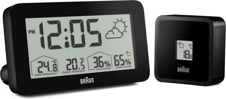 Produktbild Braun Uhren BC13BP Funk-Wetterstation DCF