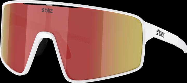 bianco opaco, Marrone con specchio rosso