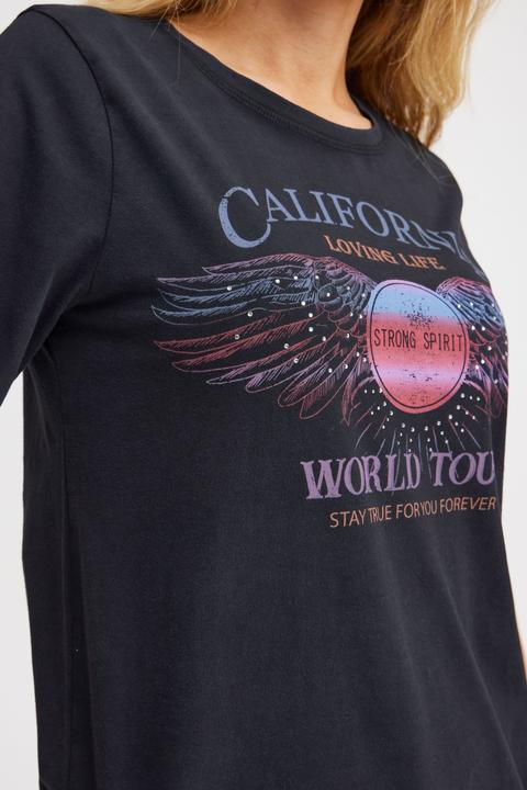 Produktbild Pulz Jeans PZBRIELLE World Tour Tshirt 50208498 (S)