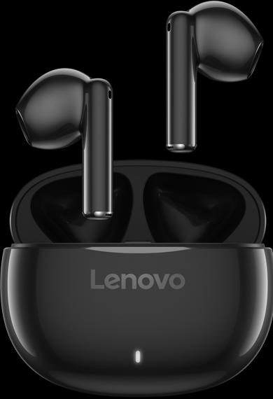 Actual product image Lenovo E310 True Wireless Stereo Earbuds standalone-Black (P) (ANC, 5 h, Wireless)
