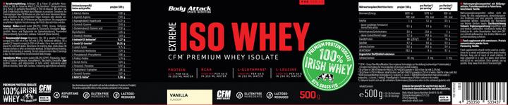 Actual product image Body Attack Extreme Iso Whey Professional (Banana, 1 pcs., 1800 g)