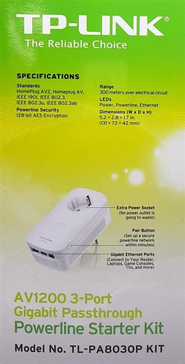 Produktbild TP-Link TL-PA8030P Kit (1300 Mbit/s)