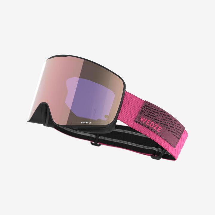 Immagine prodotto Wedze Occhiali da sci per adulti/bambini intercambiabili - G900 C HD rosa