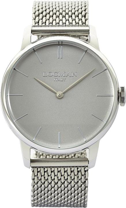 Produktbild Locman Italy Herrenuhr 1960 silber Ref. 0251 (Analoguhr, 41 mm)