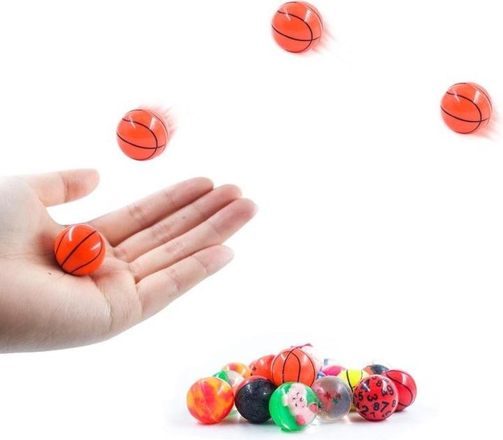 Image du produit I Am Creative Gummi Ball Bouncing Hüpfball Mitgebsel Flummi- Assortiert (100er Set) Ø25mm