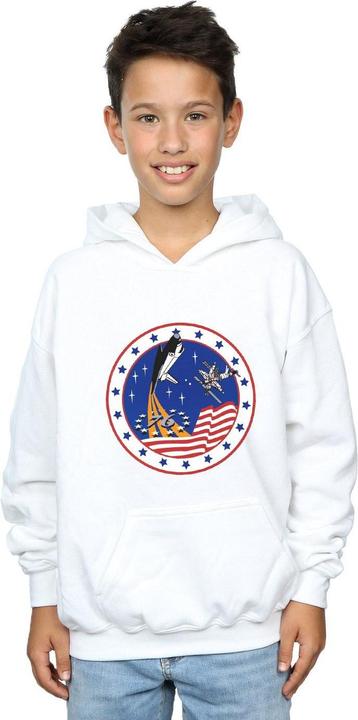 Immagine prodotto Nasa Classic Rocket 76 Felpa con Cappuccio Ragazzi (140, 146)