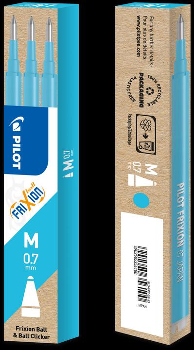 Produktbild Pilot FriXion Refill (Ersatzmine, Hellblau, 0.70 mm)