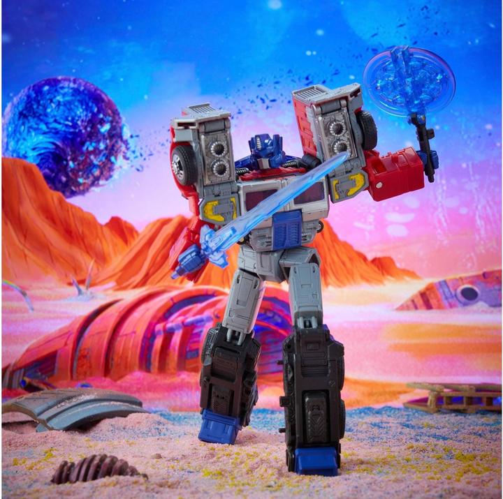 Image du produit Transformers Jouet Generations Legacy Series Leader-Class G2 Universe Laser Optimus Prime Ac...
