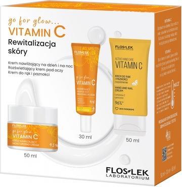 Immagine prodotto Floslek Floslekset Go For Glow Crema idratante alla vitamina C per il giorno e la notte 50ml, Crema (50 ml, Giorno + Notte)