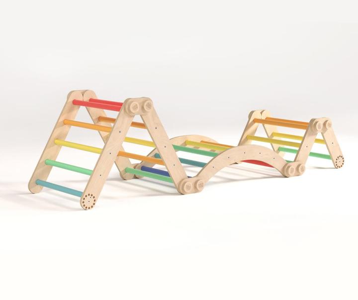 Produktbild Montessori Maxi-Klettergerüst - Set XL - Hell ® Sport&Gym