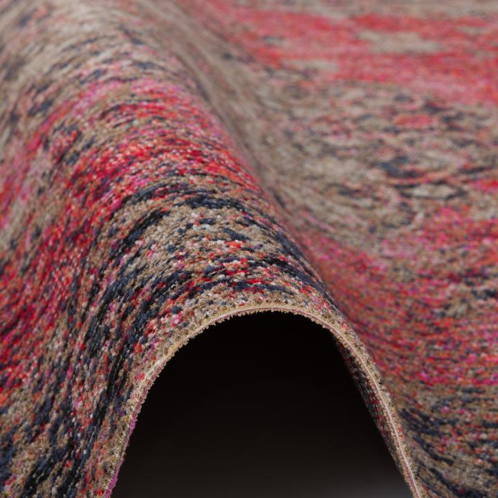 Actual product image Pergamon Kurzflor Designer Teppich Modern Vintage Orient Muster (120 x 170 cm)
