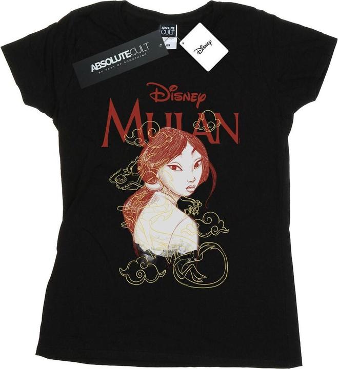 Immagine prodotto Disney Mulan Dragon Sketch Maglietta Donna (S)