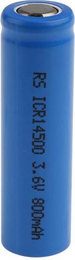 Immagine prodotto Rs Pro Batteria agli ioni di litio ICR14500, 3,6V / 820mAh, connessione standard (3.60 V, 820 mAh)