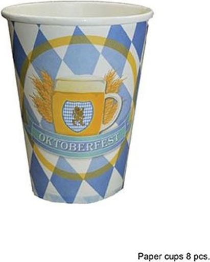 Produktbild Funny Fashion Oktoberfest Pappbecher 8 Stück (8 x)