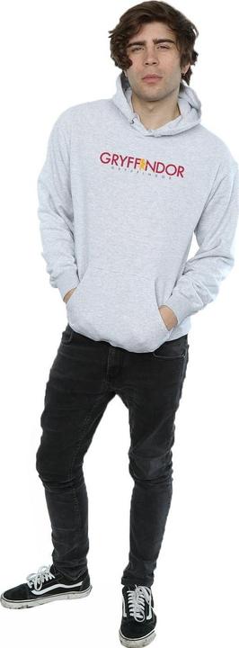 Actual product image Mens Gryffindor Text Hoodie (XXL)