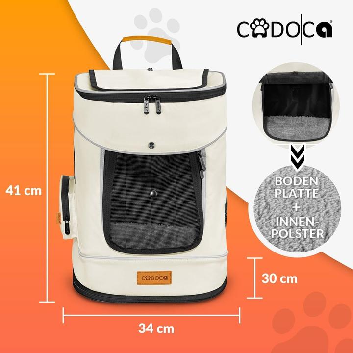 Image du produit Cadoca Sac à dos (Chat, Chien, Pliable, Verrouillable, Respirant)