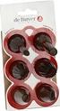 Image du produit de Buyer Set de garniture : 6 Tulles En Tritan Avec Socle (Embout)
