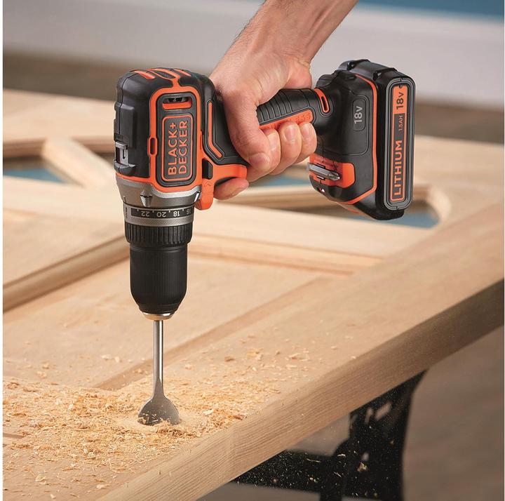 Produktbild Black & Decker AkkuBohrschrauber BL186NXJ, 18.0V (Akkubetrieb)