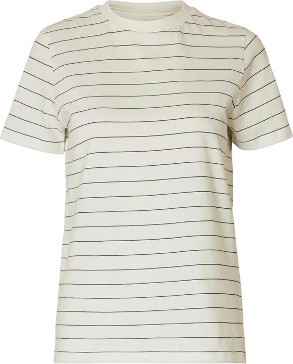 Selected Femme Gestreiftes Baumwoll T-Shirt (M)