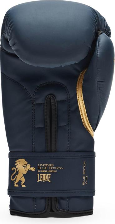 Actual product image Leone Boxing Gloves Blue Edition GN059B (16 OZ, One size)