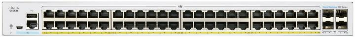 Image du produit Cisco PoE+ Switch CBS350-48P-4X-EU 52 Port (52 Ports)