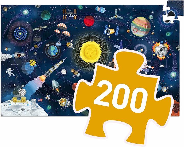 Produktbild Djeco Puzzle Weltraum (200 Teile)