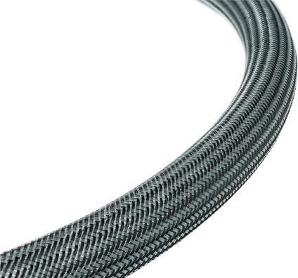Produktbild Phobya Flex Sleeve 3mm (1/8' Carbon Fiber 1m (Kabelschlauch, 100 cm)