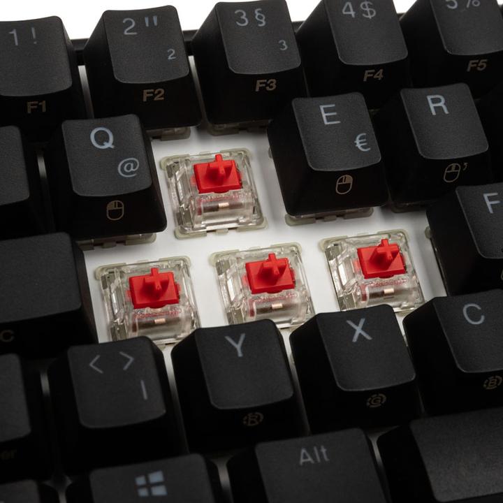 Actual product image Ducky Mechanical keyboard Mecha Mini, PBT, MX Red, RGB, DE layout (DE, Cable)