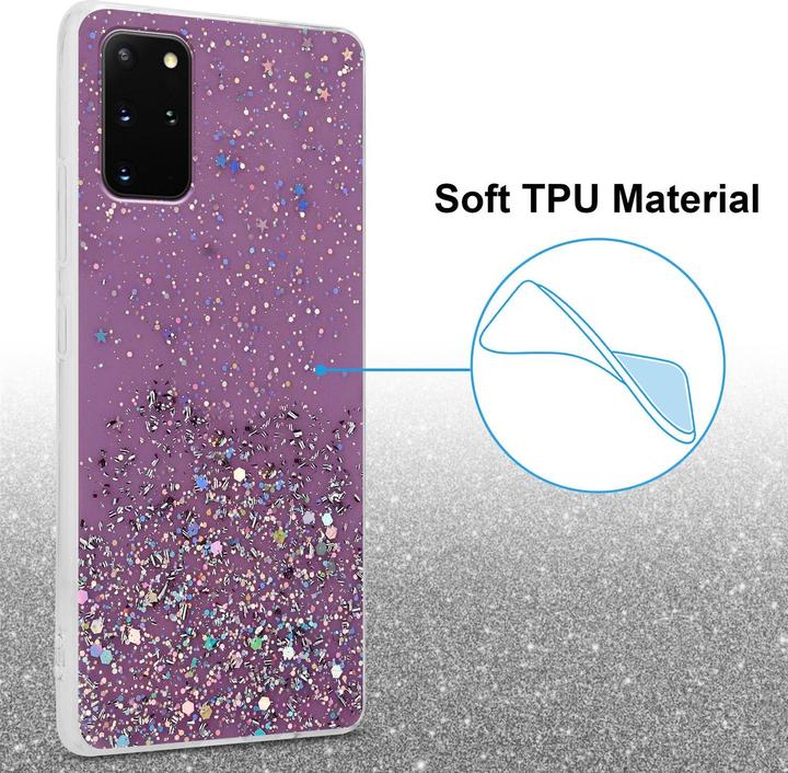 Produktbild Cadorabo TPU Cover funkelnder Glitter (Samsung Galaxy S20+)