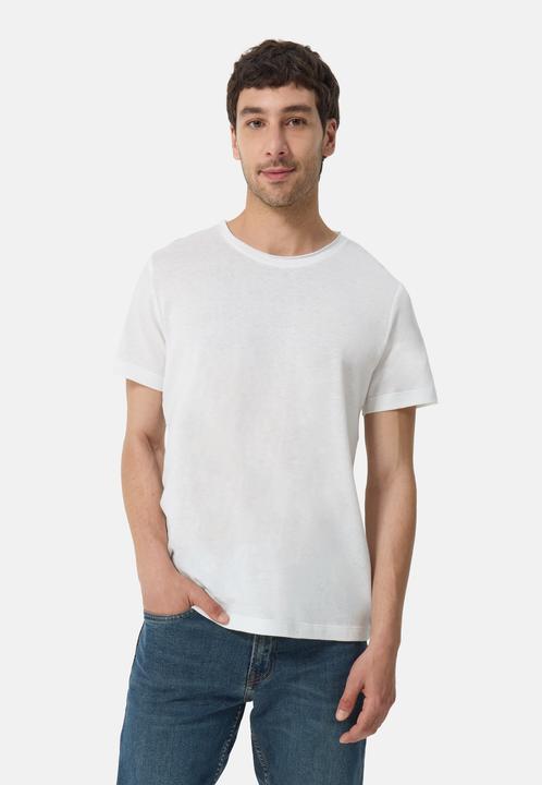 Cash-Mere Wolle Kaschmir T-Shirt mit Rundhals