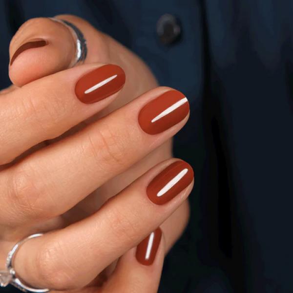 Image du produit MoYou London Gel Nail Strips Rusty Red (Séchoirs pour vernis à ongles, Rouge rouille)