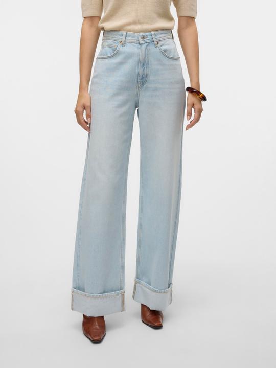 Immagine prodotto Vero Moda VMKATHY Super High Rise Weiter Beinschnitt Jeans Weit geschnitten (W26/L32)