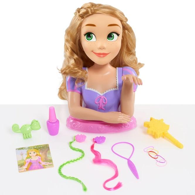 Immagine prodotto Just Play Principessa Disney - Testa di Rapunzel Deluxe - circa 30 cm