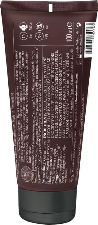 Image du produit Farfalla Gel pour les cheveux GRAPEFRUIT (Gel coiffant, 100 ml)