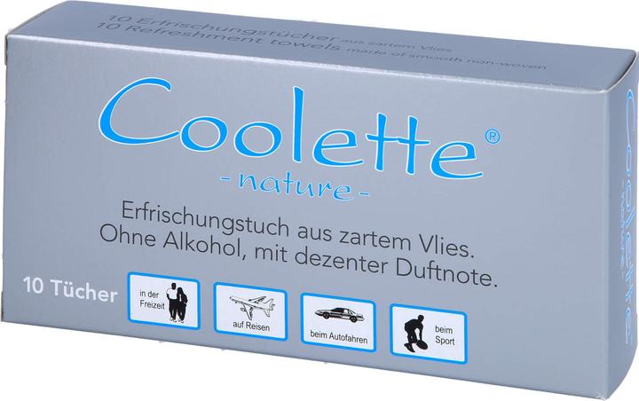 Produktbild Coolike-Regnery Coolette Nature Erfrischungstuch Vlies, 10 St TUE (Tücher)