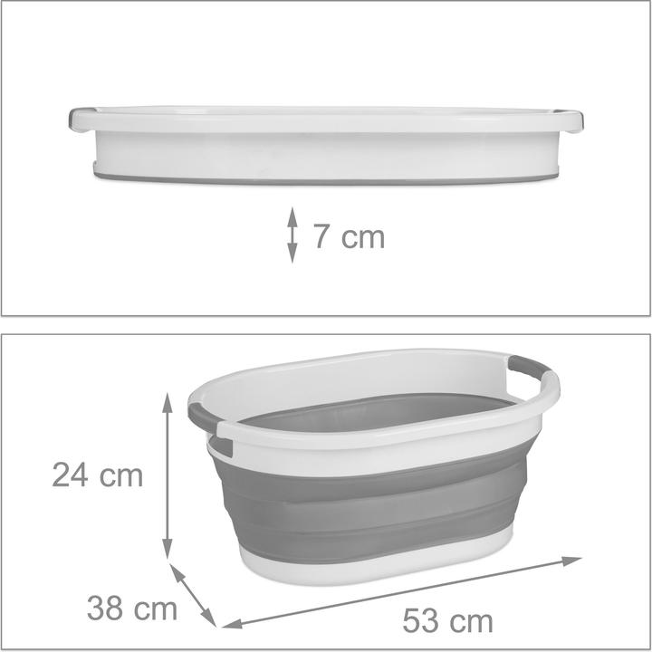 Immagine prodotto Relaxdays Cesto della biancheria (22 l)