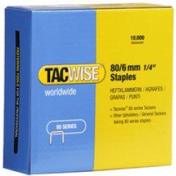 Tacwise 10.000 ™ Graffette per taccheggio tipo 80/6mm, 0381 6 mm (10000 x)
