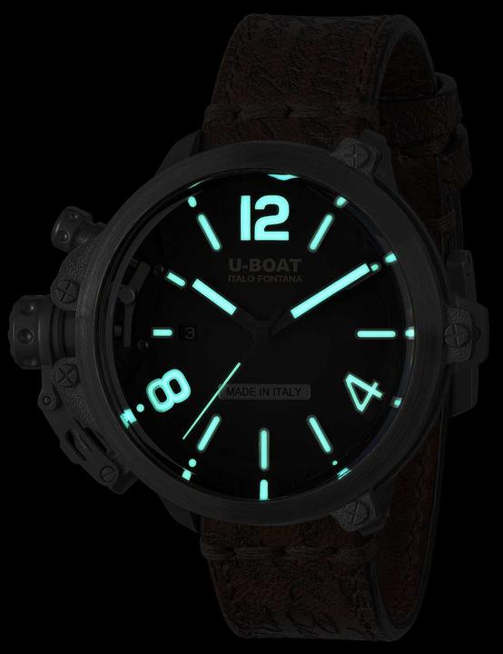 Image du produit U-Boat 8807 Capsule 50 mm SS BK BE automatique 10ATM (Montre de sport, 50 mm)