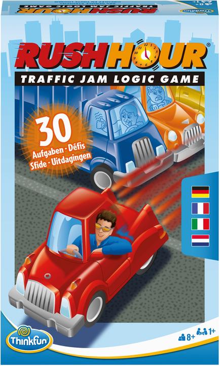 Image du produit Thinkfun Rush Hour Pocket Game Jeu de réflexion (Français, Allemand, Italien)