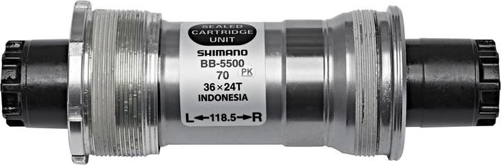 Actual product image Shimano 105 BB-5500 Octalink bottom bracket 70mm