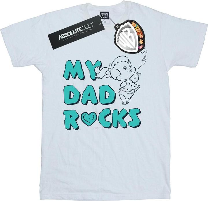 The Flintstones Pebbles My Dad Rocks TShirt