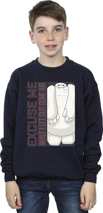 Immagine prodotto Disney Big Hero 6 Baymax Excuse Me Some Air Felpa Ragazzi (152, 158)