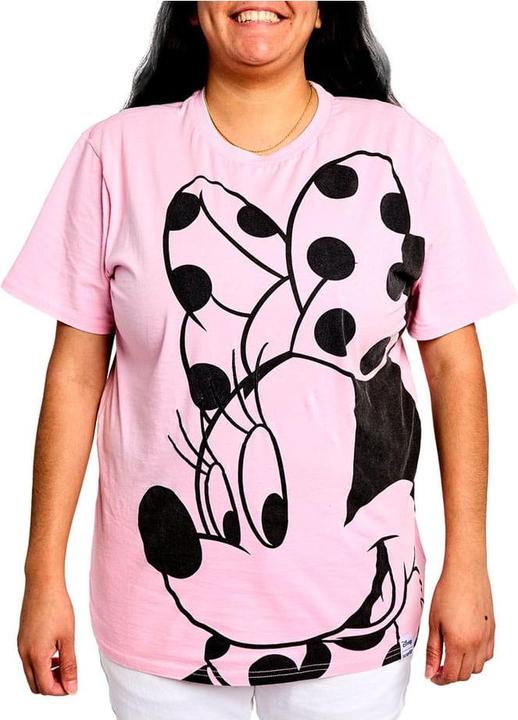 Actual product image Loungefly Disney by Tee T-Shirt Unisex Minnie Rocks the Dots Florals Size XL (XL)