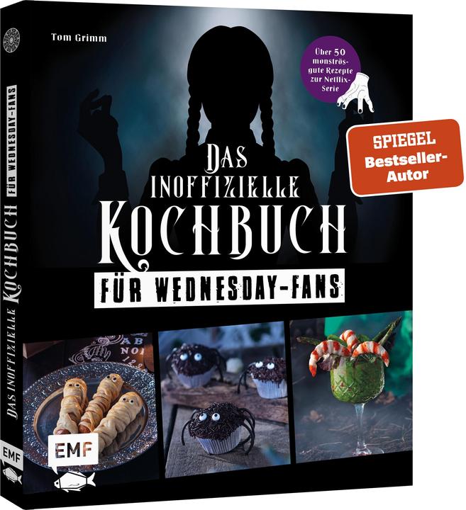 Produktbild Das inoffizielle Kochbuch für Wednesday-Fans (Deutsch, Tom, Grimm, 2023)