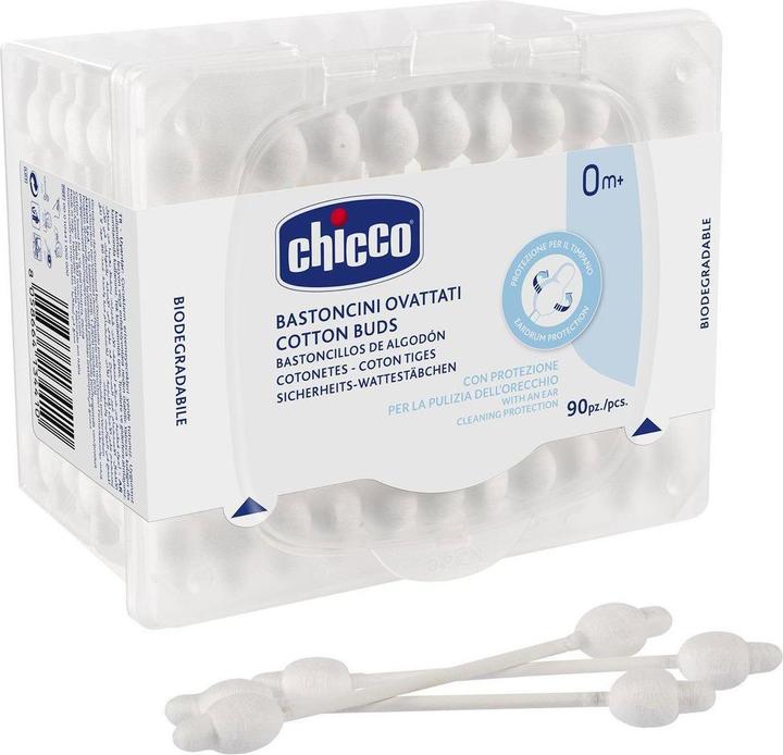 Immagine prodotto Chicco Sicherheits Wattestäbchen Baumwolle 0m+