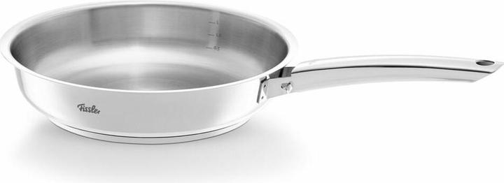 Actual product image Fissler Frying pan CRISPY STEELUX PRO 24 cm (24 cm, Saucepan, Stainless steel)