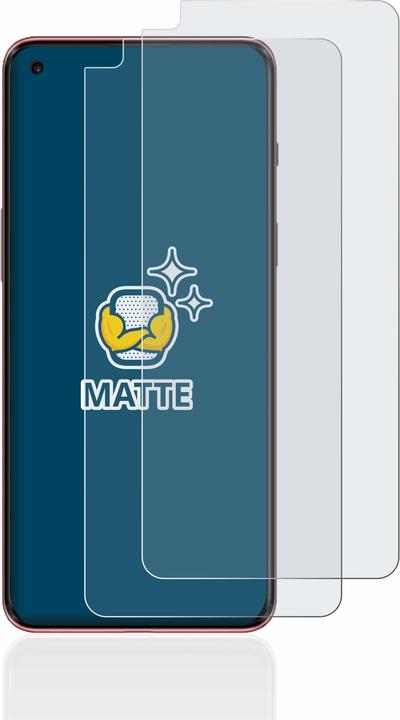 Actual product image BROTECT Anti-glare screen protector matt (2 Piece, OnePlus Nord 2 5G)