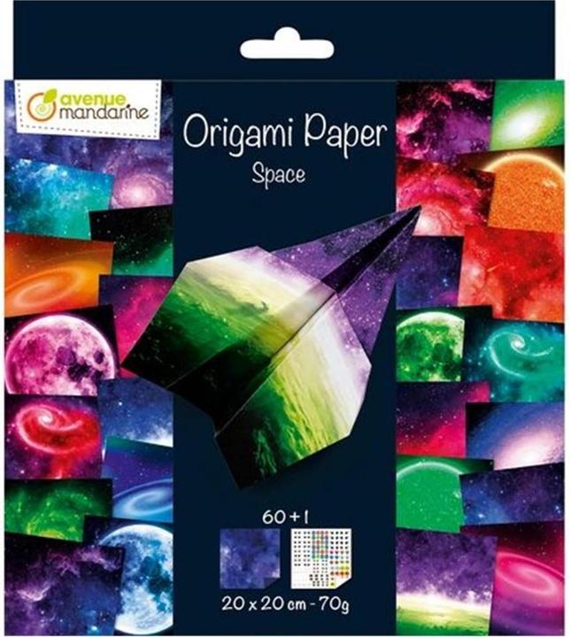 Image du produit Avenue Mandarine Origami Paper, Espace - (70 g/m², 60 x)