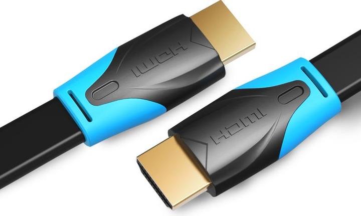 Produktbild Vention Flat HDMI Cable 5m VAA-B02-L500 (Black) (5 m, HDMI)