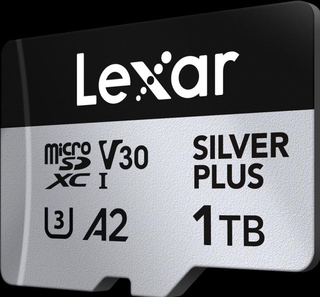 Actual product image Lexar Professional Silver Plus (1000 GB, microSDXC, U3, UHS-I)